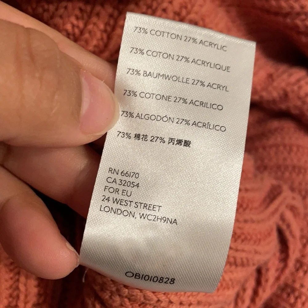 Free People Layer Cake Sweater Rose Pink OB1010828 Boxy Oversize